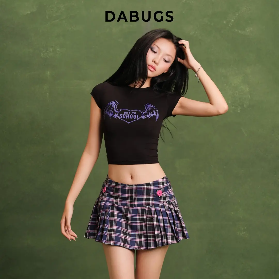 DABUGS Áo thun babytee ôm sát - Angel Top - AC-001