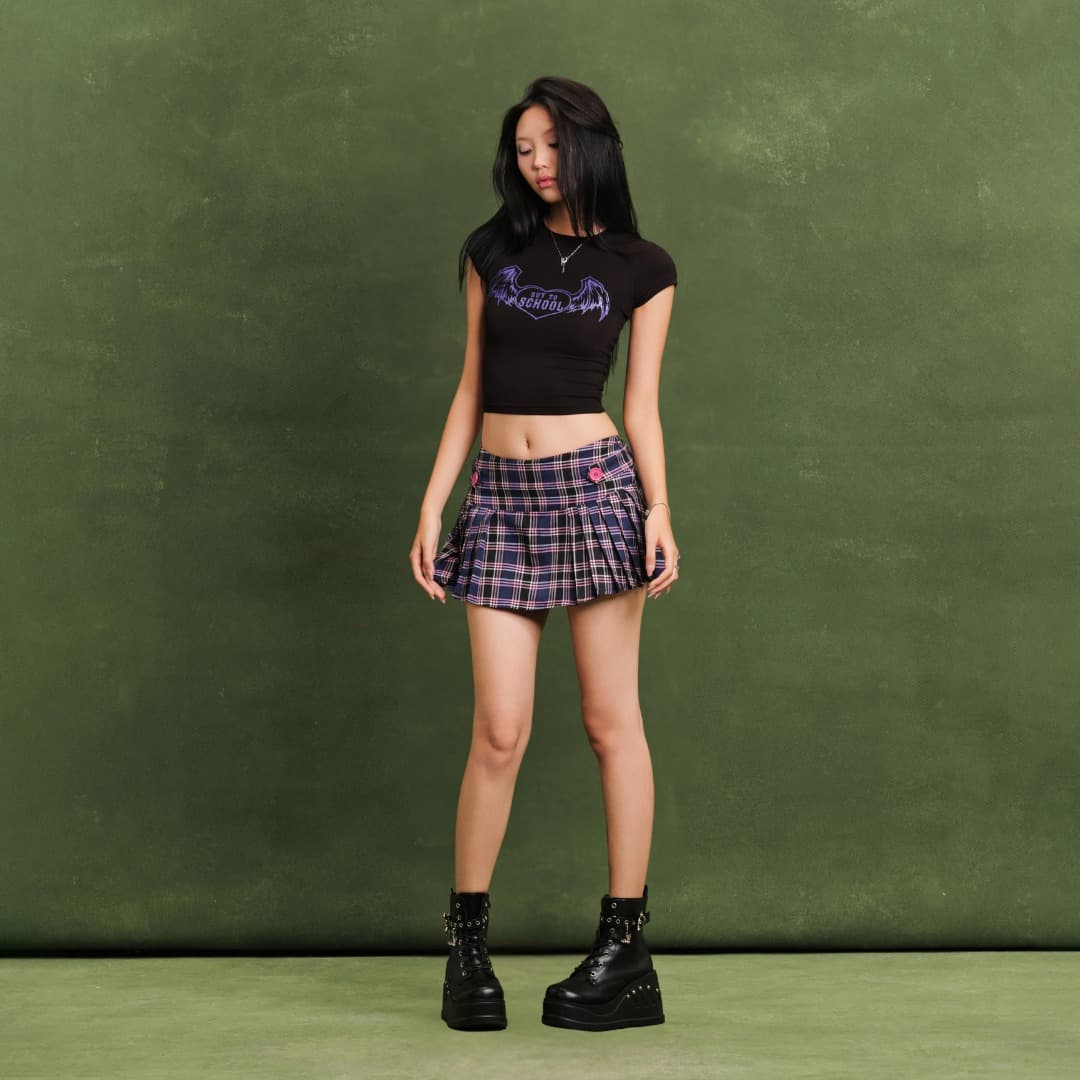 DABUGS Áo thun babytee ôm sát - Angel Top - AC-001