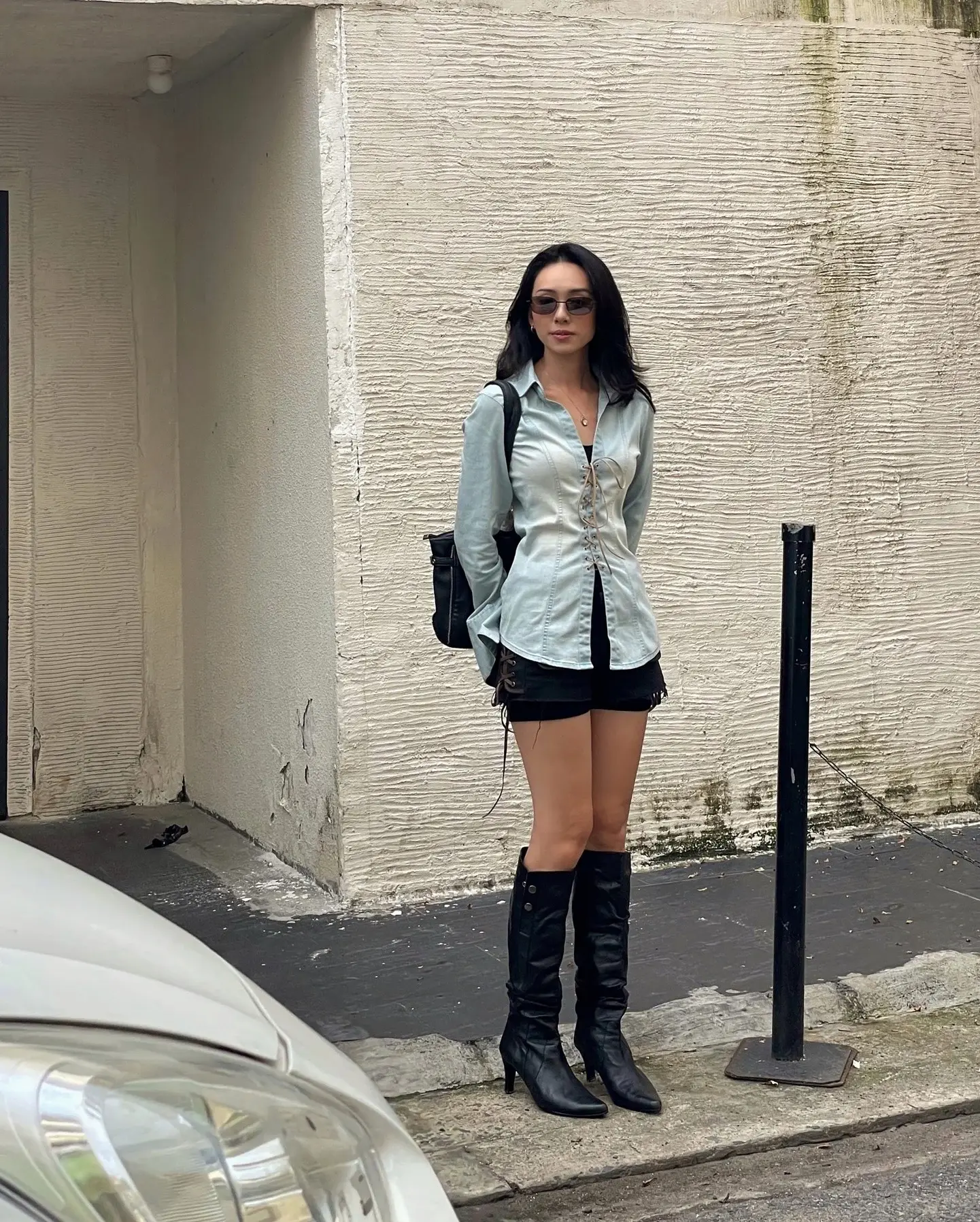 Our girl in Msfortune Shirt.