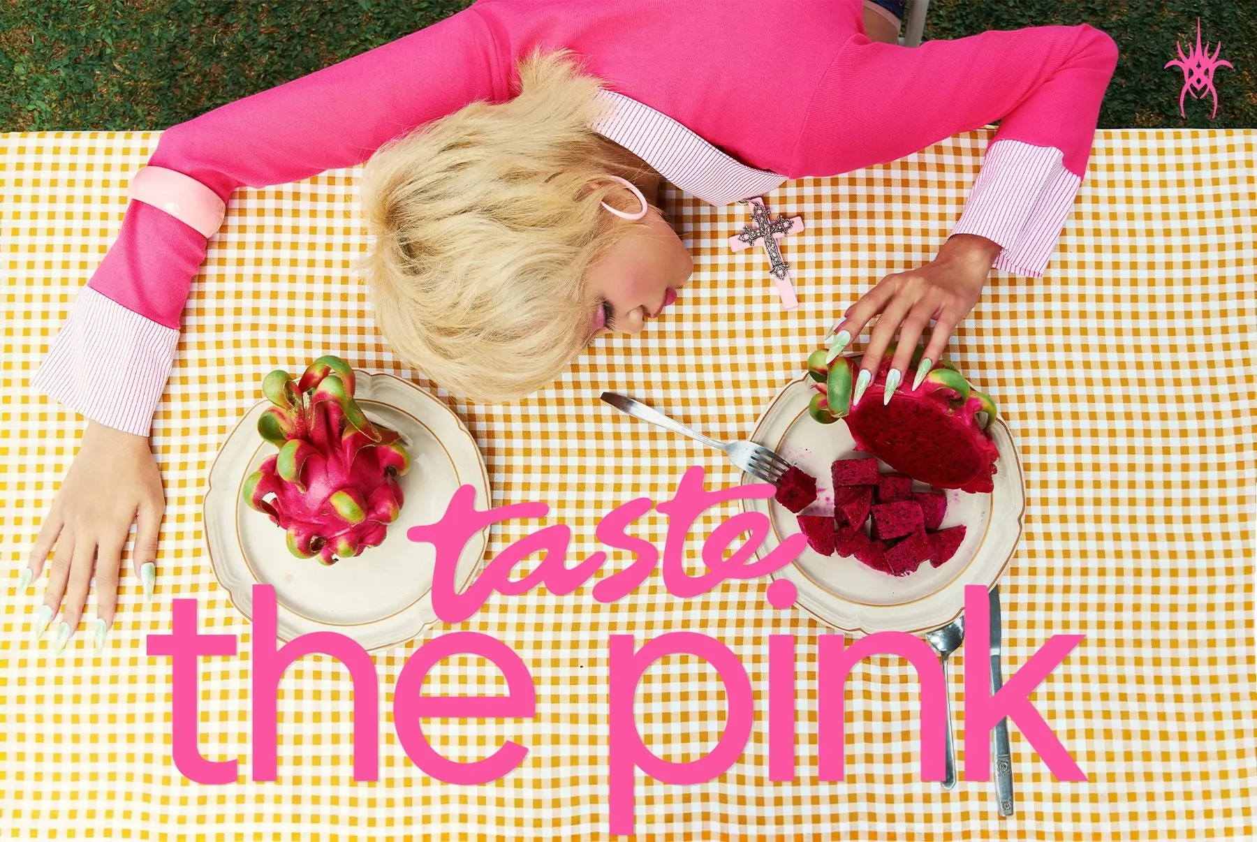 Sink your teeth into the pink.