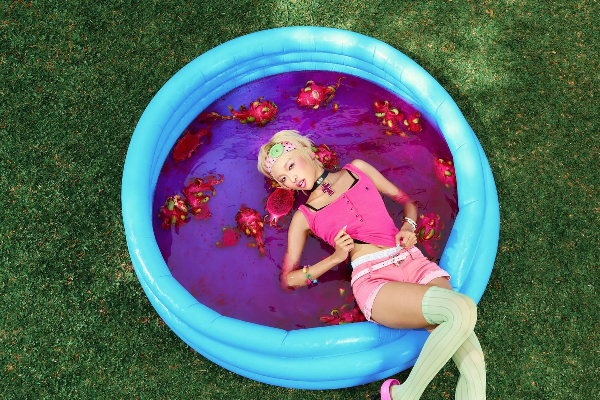 Sink your teeth into the pink.