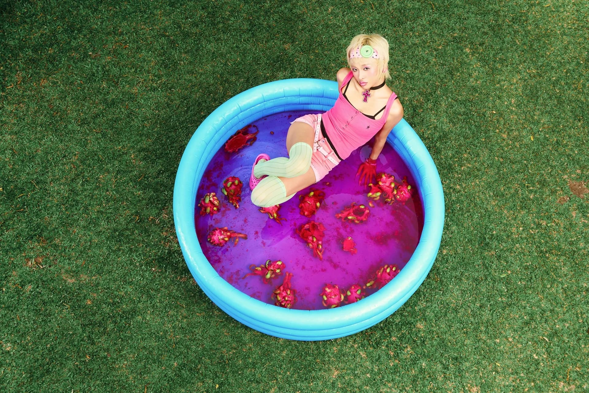 Sink your teeth into the pink.