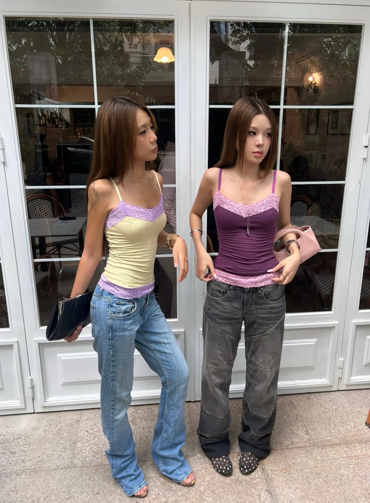 Two shades, one vibe. Bestie outfits done right!
