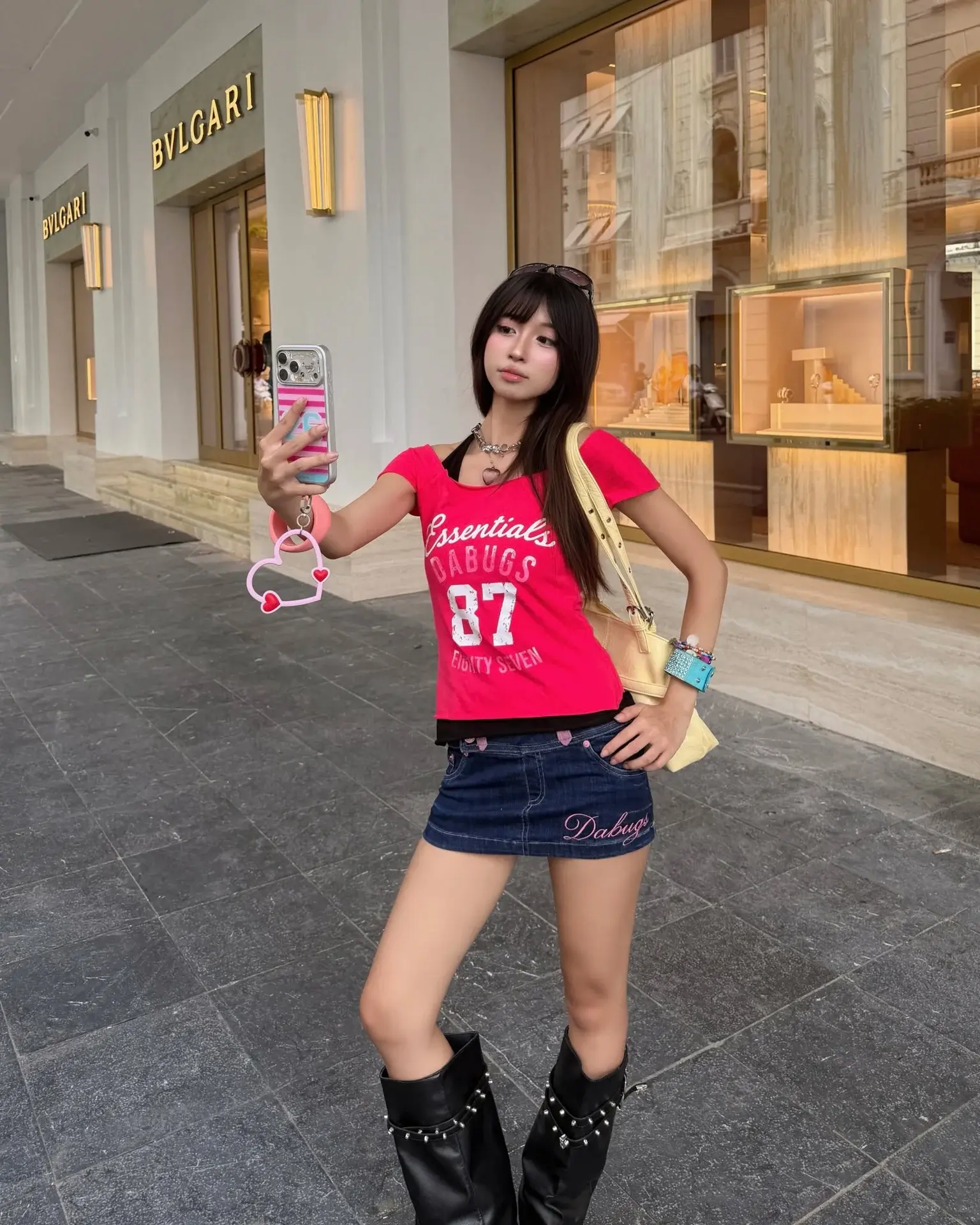 Spotted: Our girls in Juicy Top x Candy Skirt.