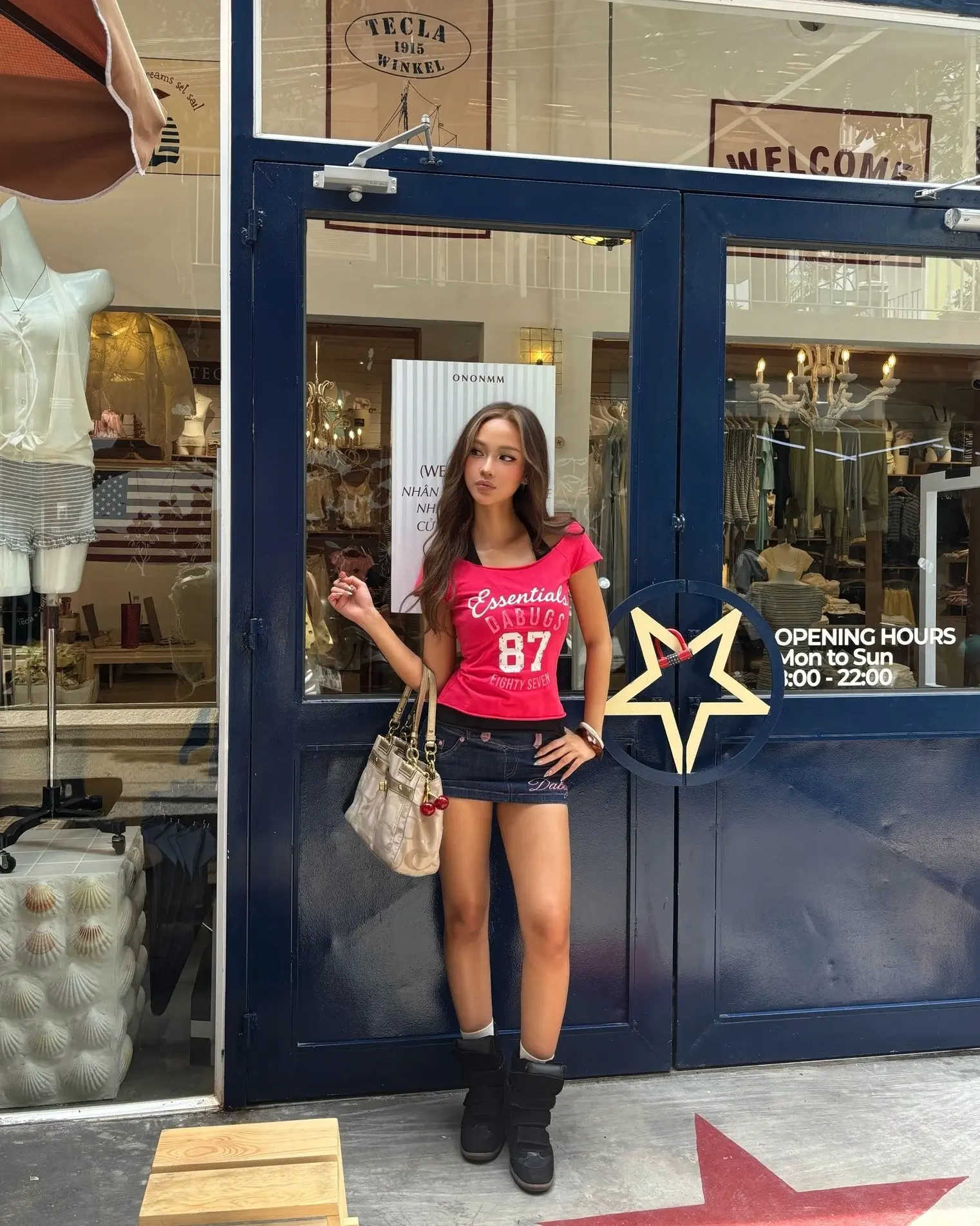 Spotted: Our girls in Juicy Top x Candy Skirt.