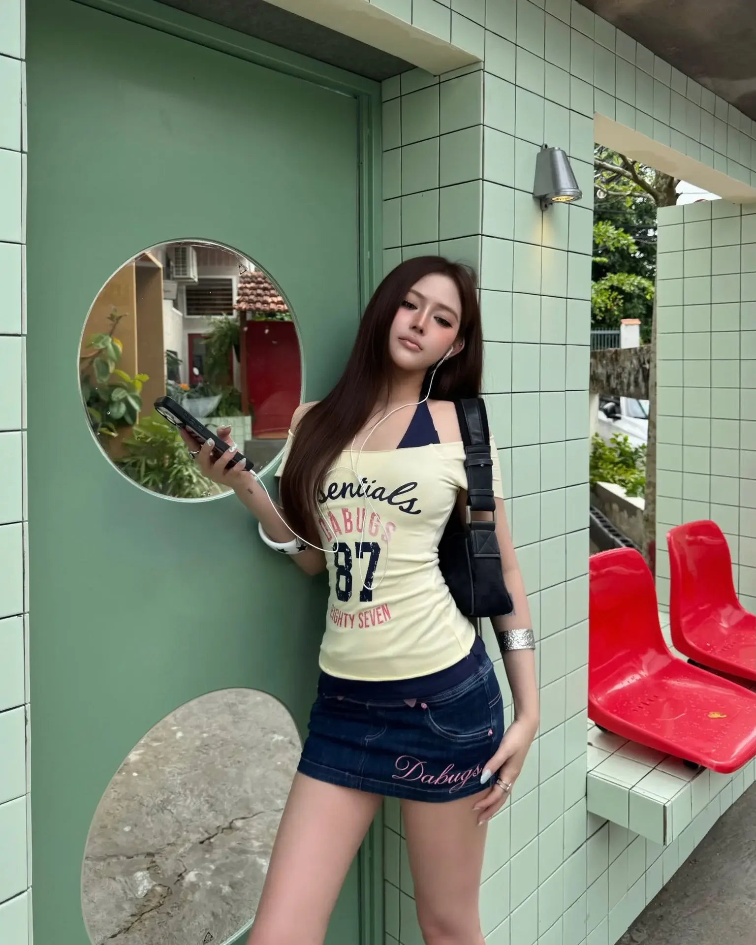 Spotted: Our girls in Juicy Top x Candy Skirt.