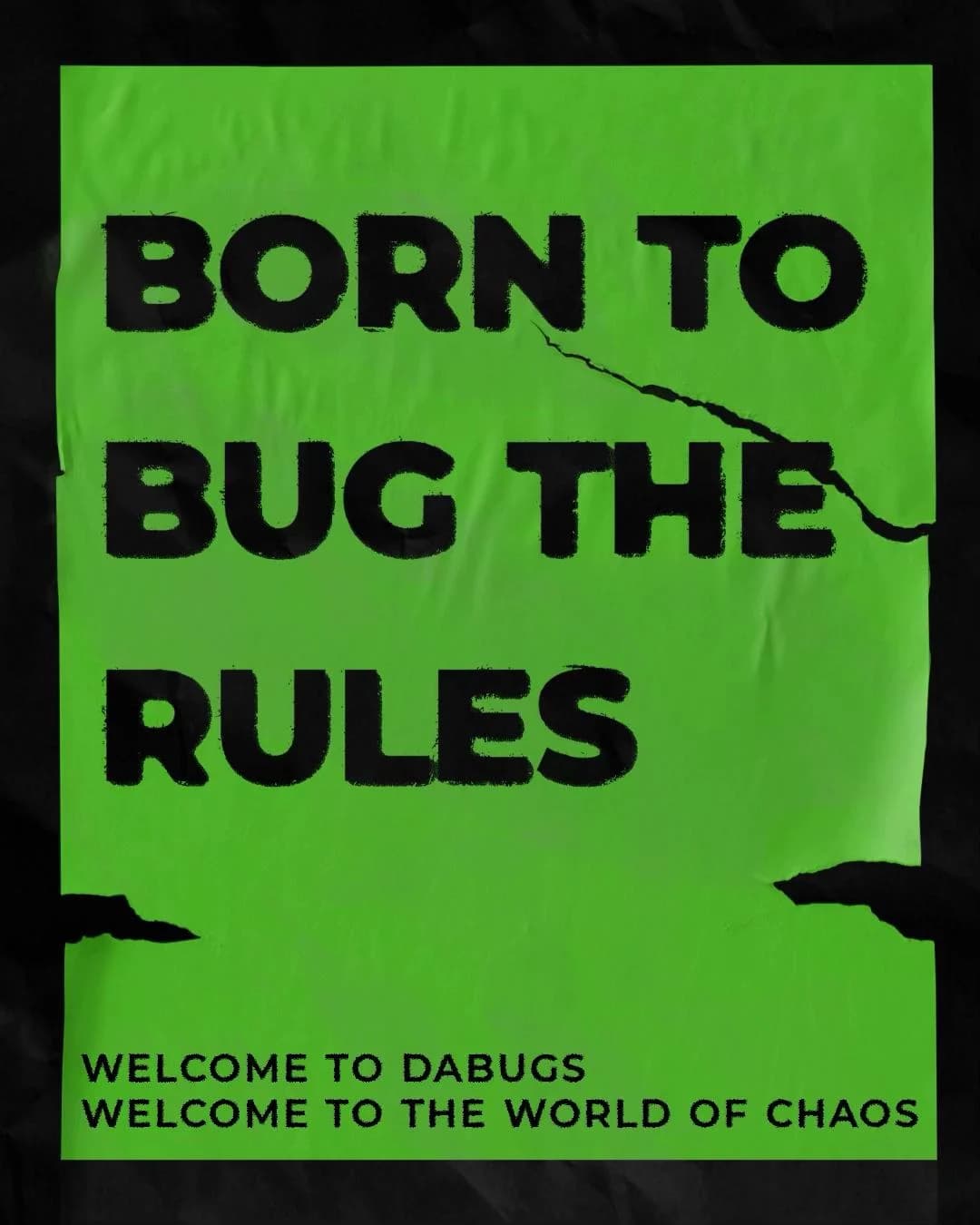 Welcome to the world of chaos.